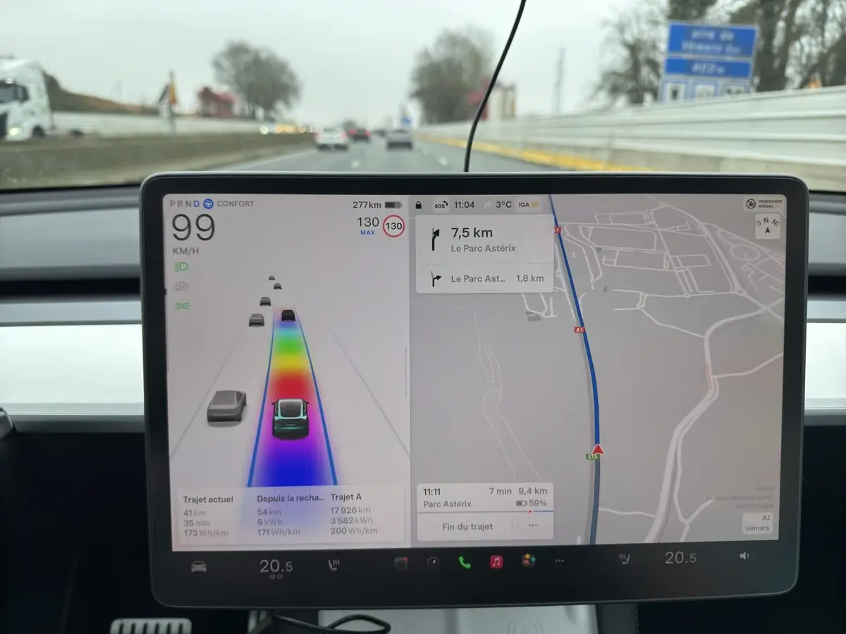 Interface Tesla