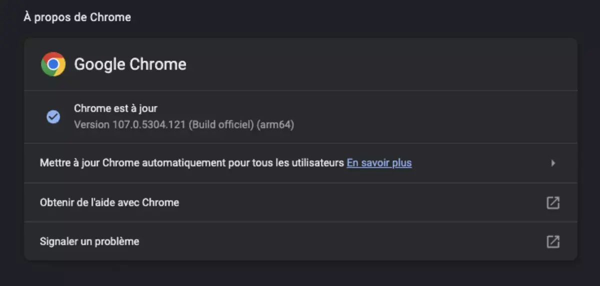 La dernière mise à jour de Chrome comble une importante faille de sécurité