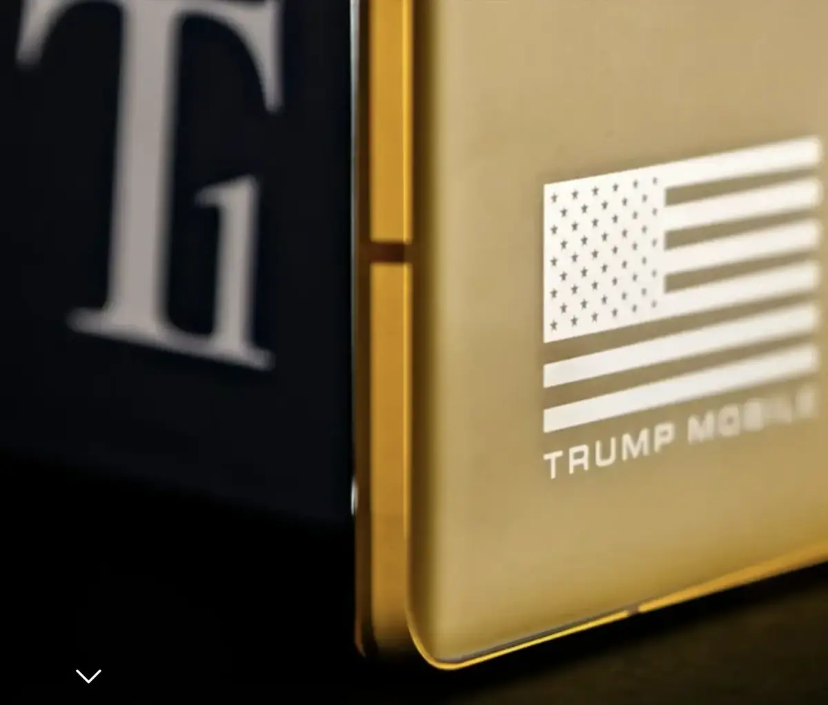 Le smartphone dor&eacute; de Donald Trump arrive enfin (avec des visuels officiels)