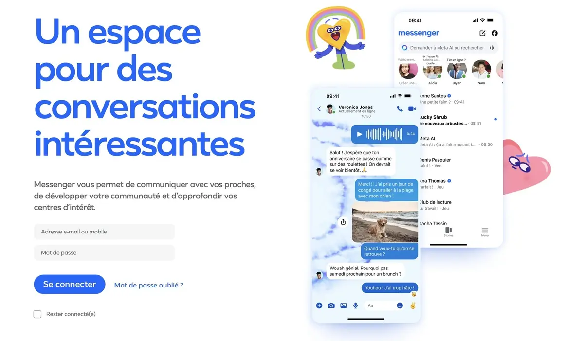 Meta va carr&eacute;ment fermer Messenger.com