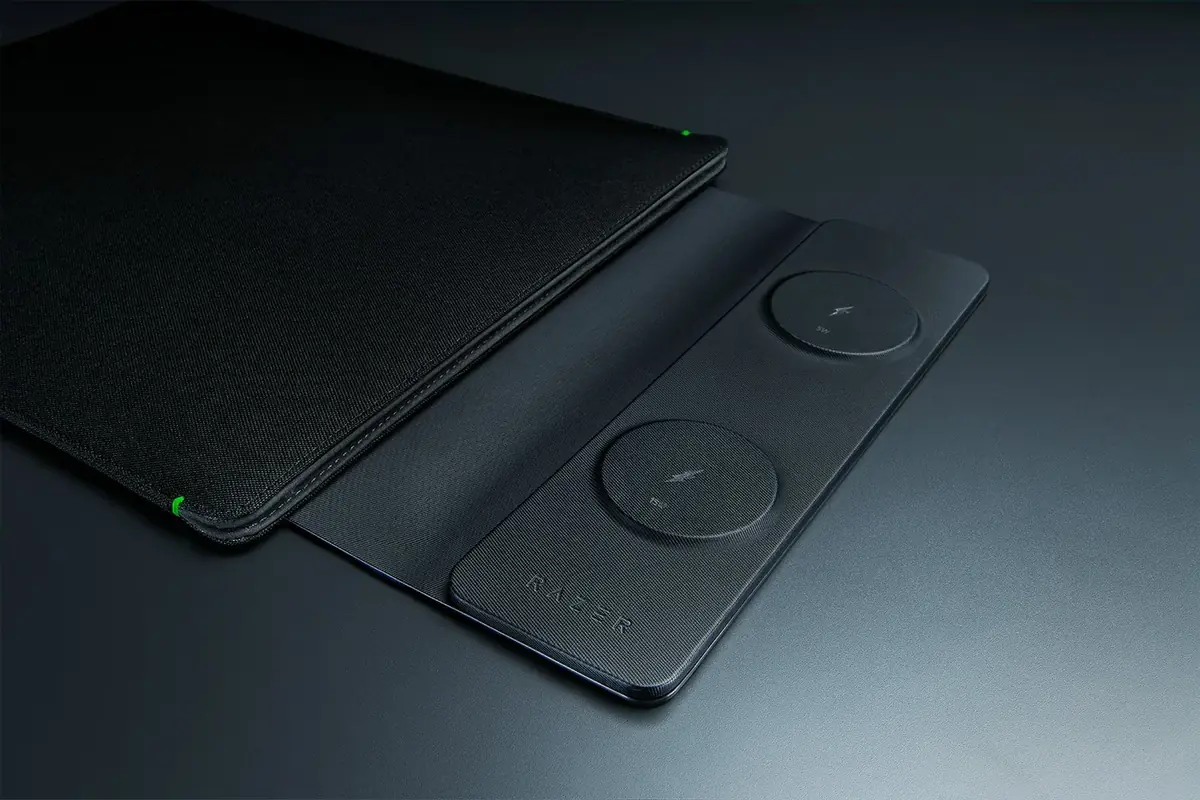 Gr&acirc;ce &agrave; cette housse Razer, votre MacBook Pro va recharger iPhone et AirPods