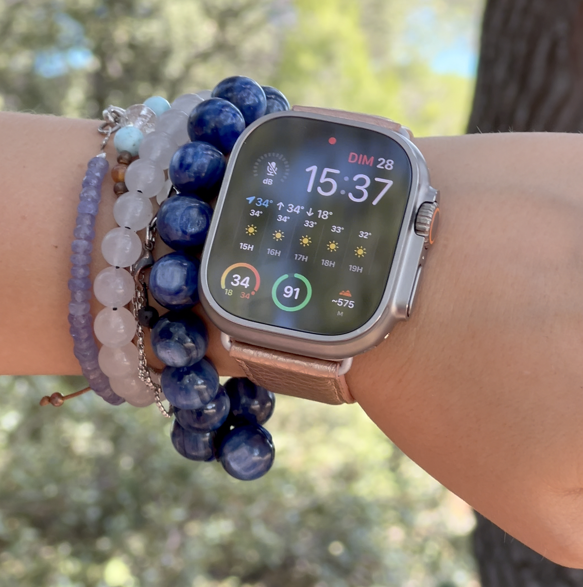 Coup d'oeil sur les bracelets Eternel "Maryline" pour Apple Watch : vive les paillettes !