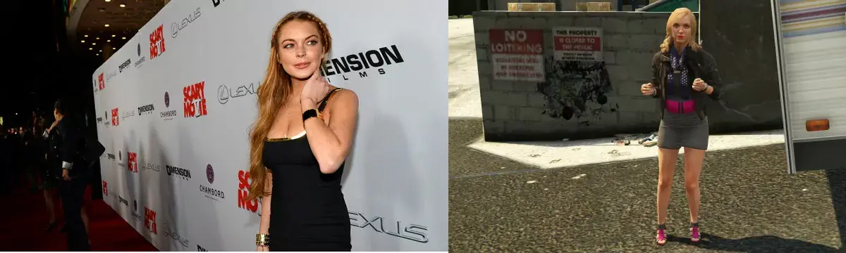 Insolite : Lindsay Lohan porte plainte contre RockStar, car elle se reconnait dans GTA V