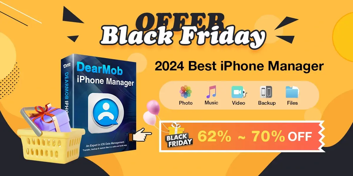 Dearmob Black Friday à -70%, un super logiciel de sauvegarde iPhone (qui peut remplacer iTunes)