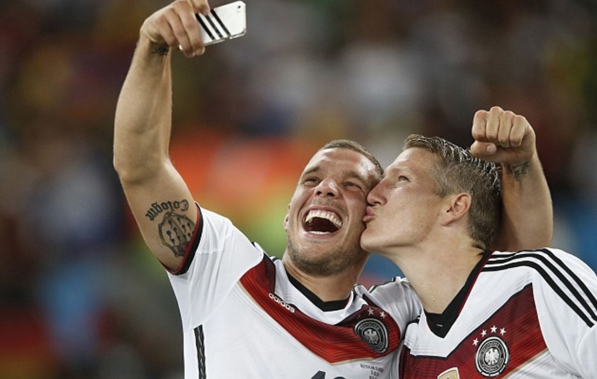 People : Mario Götze, Lukas Podolski, Bastian Schweinsteiger, Kim Kardashian et Kelly Brooke