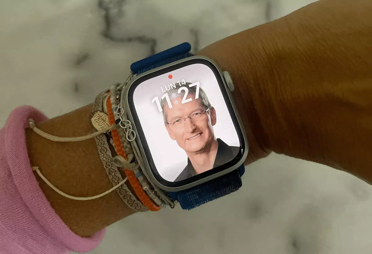 watchOS : comment déplacer l'affichage de l'heure sur le cadran Photo / Portrait 