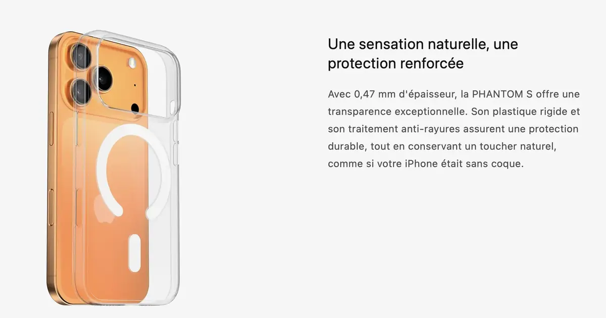 Jusqu’à -50% chez ShopSystem : les coques iPhone les plus fines au monde !