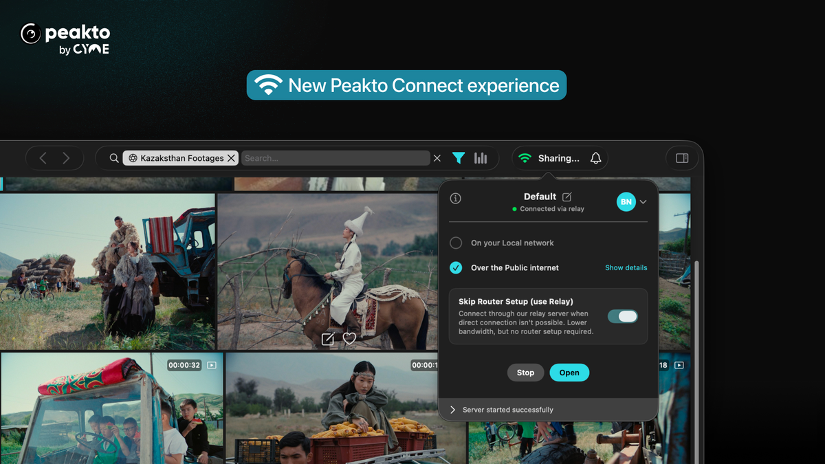 Peakto facilite enfin le partage de photos sans passer par le cloud