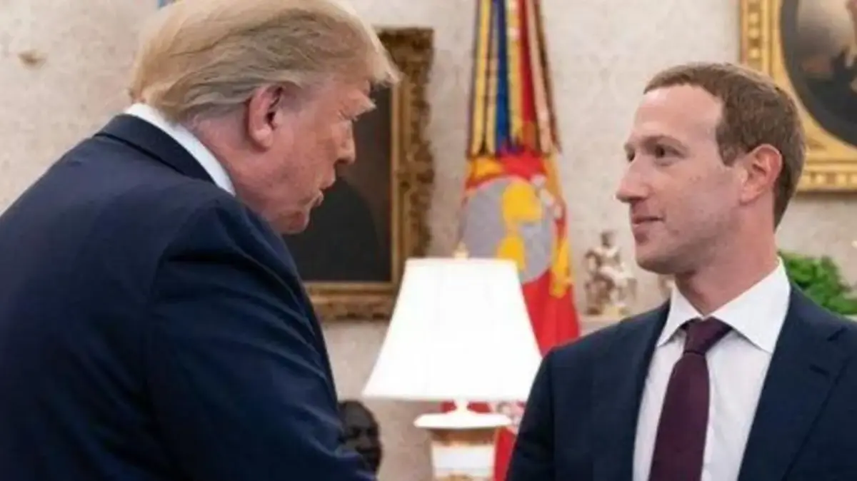 Donald Trump Mark Zuckerberg