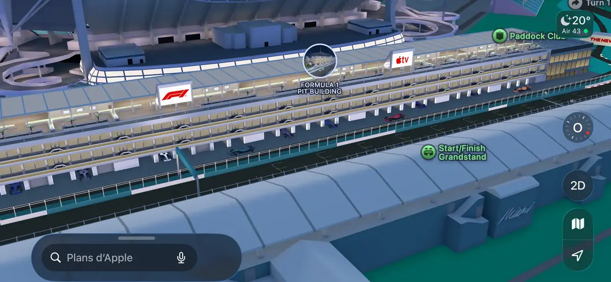 Apple Plans passe en mode Formule 1 pour le Grand Prix de Miami