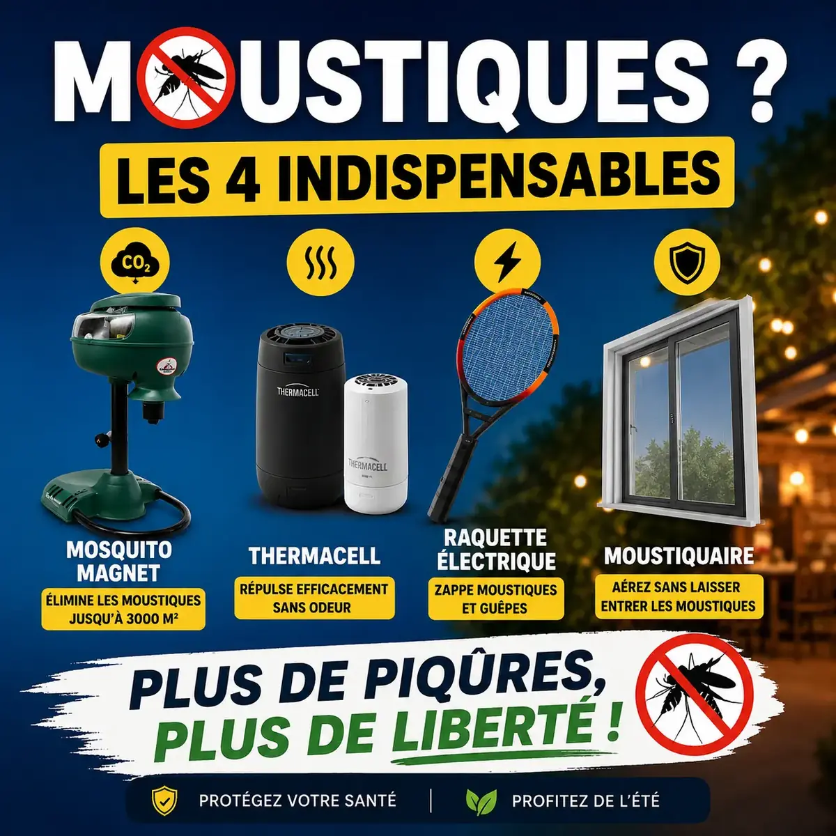 Les meilleures produits efficaces pour se d&eacute;barasser des moustiques en 2026