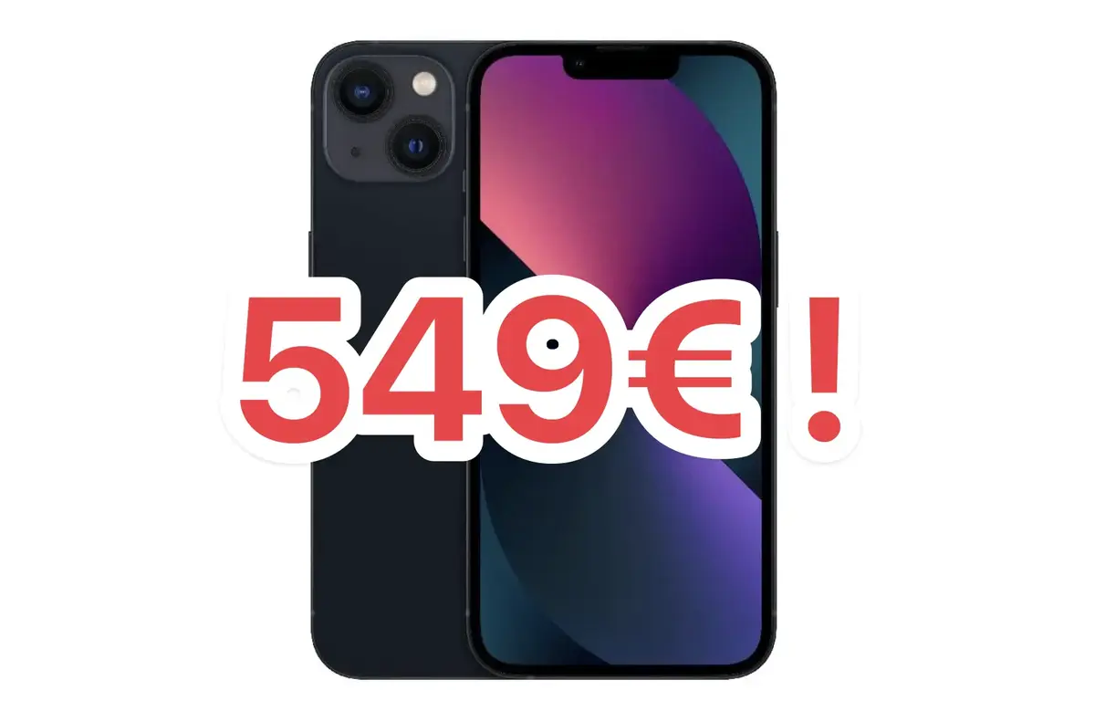 iPhone 13 neuf meilleur prix pas cher soldes d'été