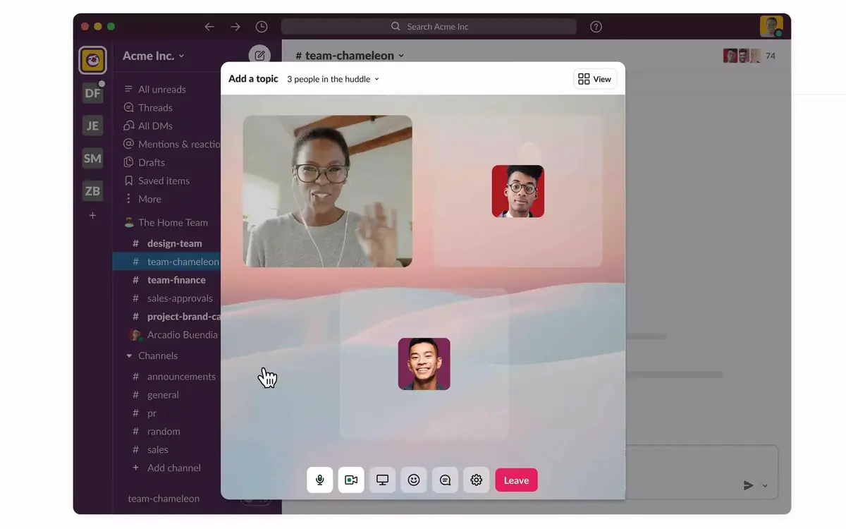 Slack va booster ses "Appels d’équipe" (pour retrouver une bonne ambiance de bureau) 