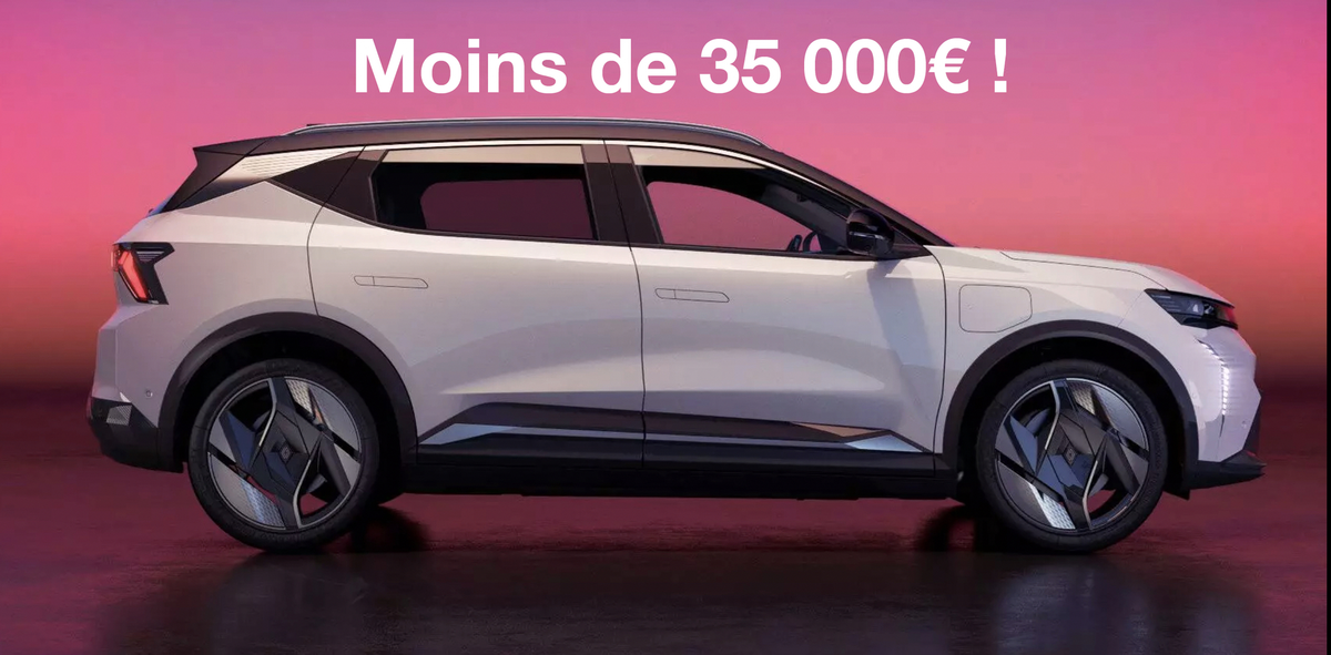 Renault Scenic électrique : les tarifs enfin dévoilés en France !