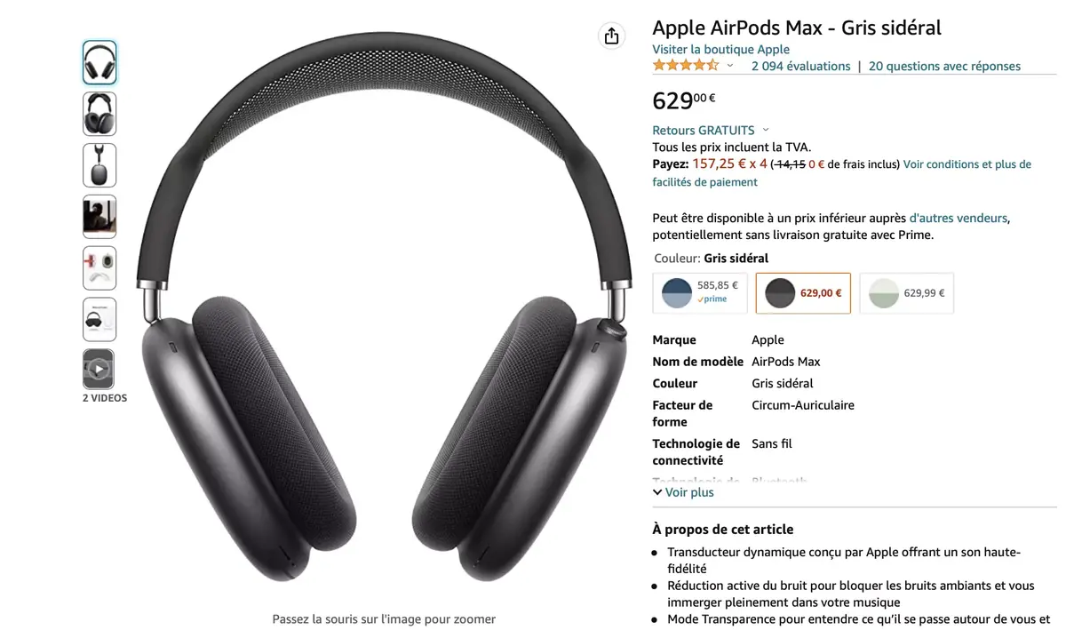 Y aurait-il de nouveaux AirPods Max pour cette année ?