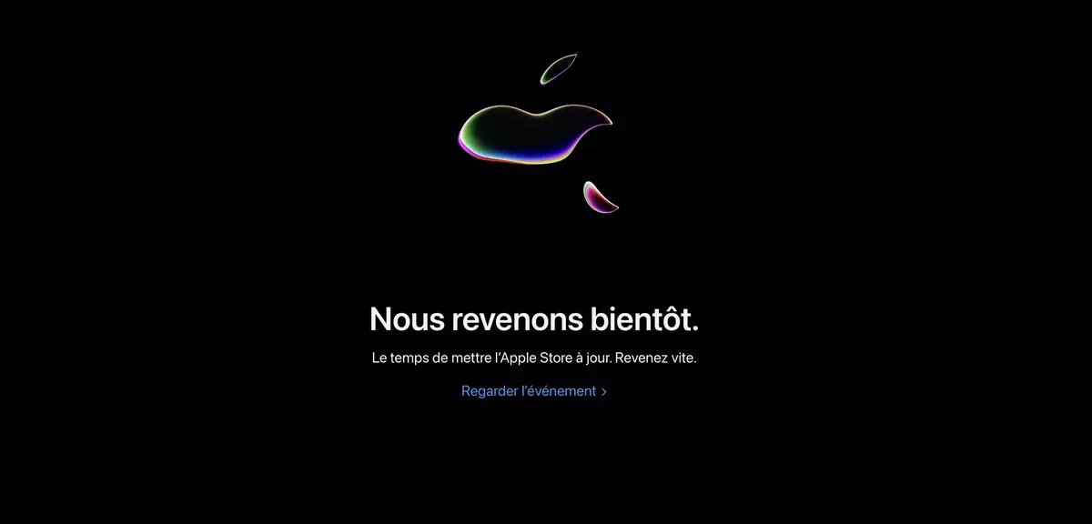 L'Apple Store en ligne est fermé !