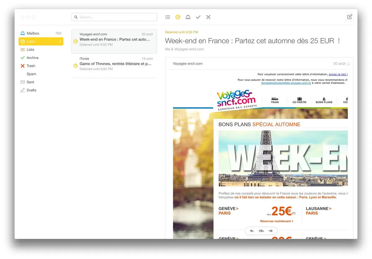 Opinion : Mailbox ou "comment trier ses e-mails devient vite une passion"