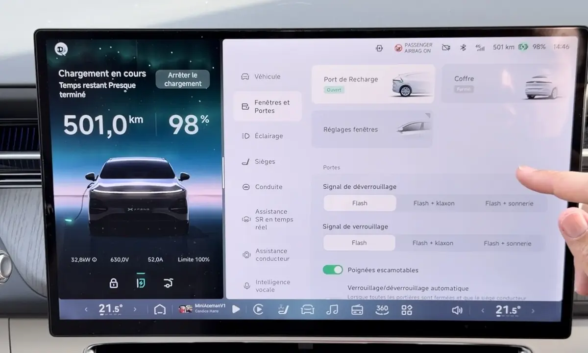 Test des &eacute;crans du XPeng G6 2026&nbsp;: sentinelle, XCombo... &agrave; la hauteur de Tesla&nbsp;!