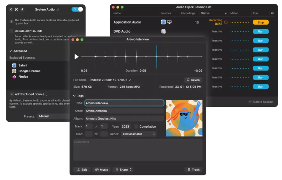 La boîte à outil Audio Hijack s'améliore encore en version 4.1