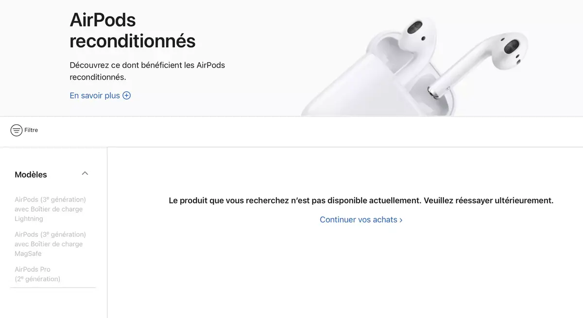 Achèteriez-vous des AirPods reconditionnés par Apple ?