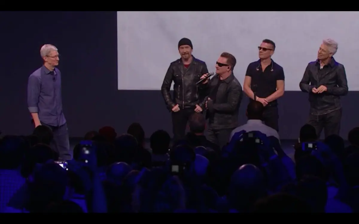 U2 on stage et gratuit sur iTunes !