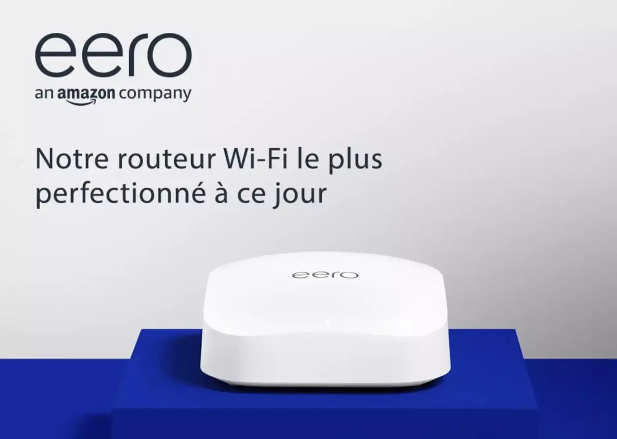 Le routeur eero Wi-Fi 6E Mesh à 215€ (-144€), pack de 3 routeurs à 503€