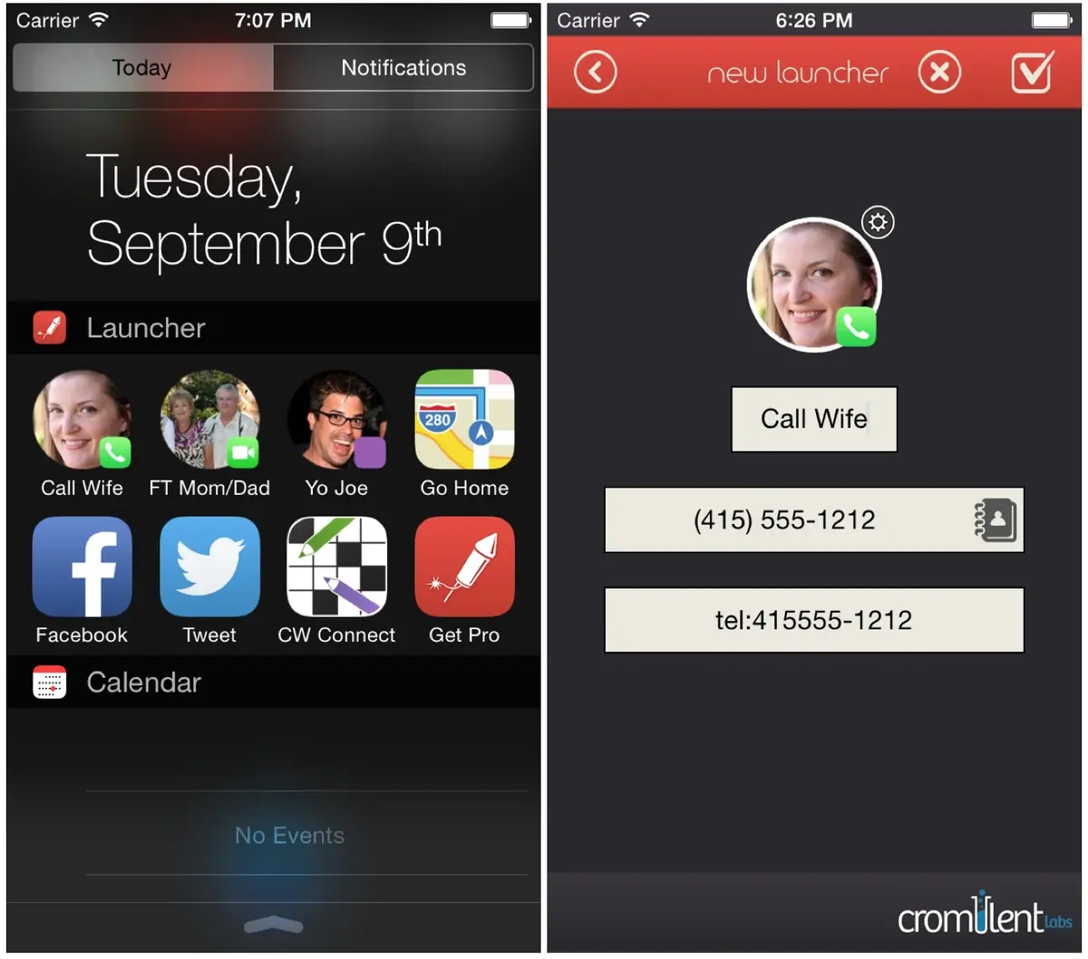 Launcher n'est plus le bienvenu dans le Centre de Notifications d'iOS 8