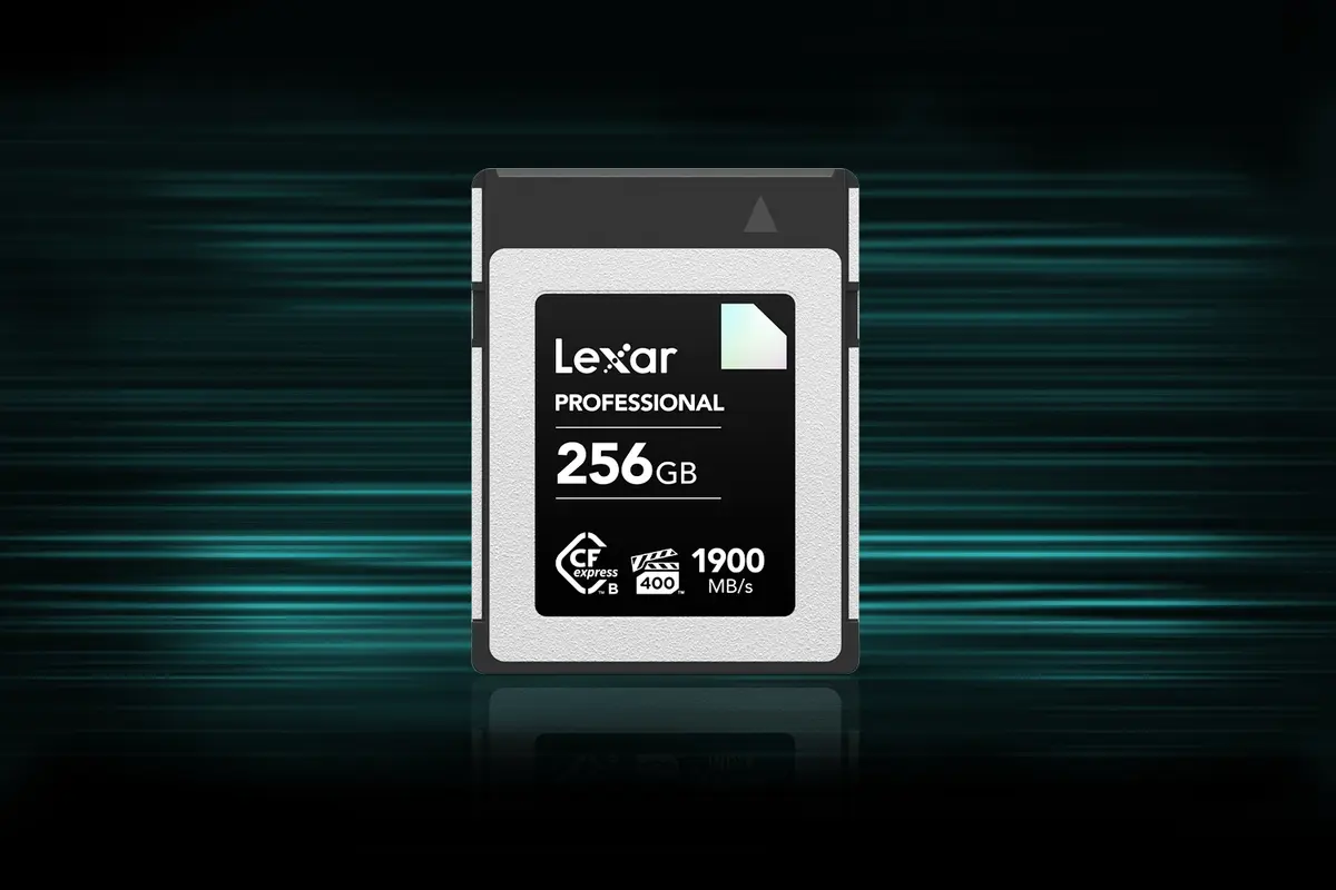 Des cartes CFexpress Type B atteignant 1900 Mo/s chez Lexar