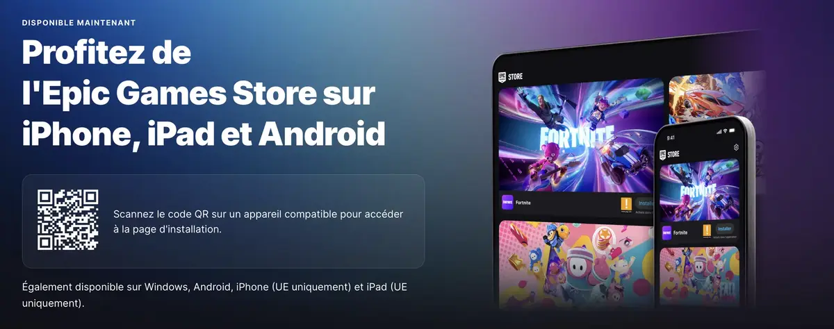 Epic Games lance son App Store sur l'iPad !