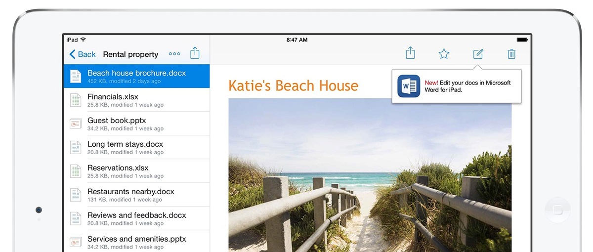 On peut désormais modifier un fichier Office depuis Dropbox sur mobile