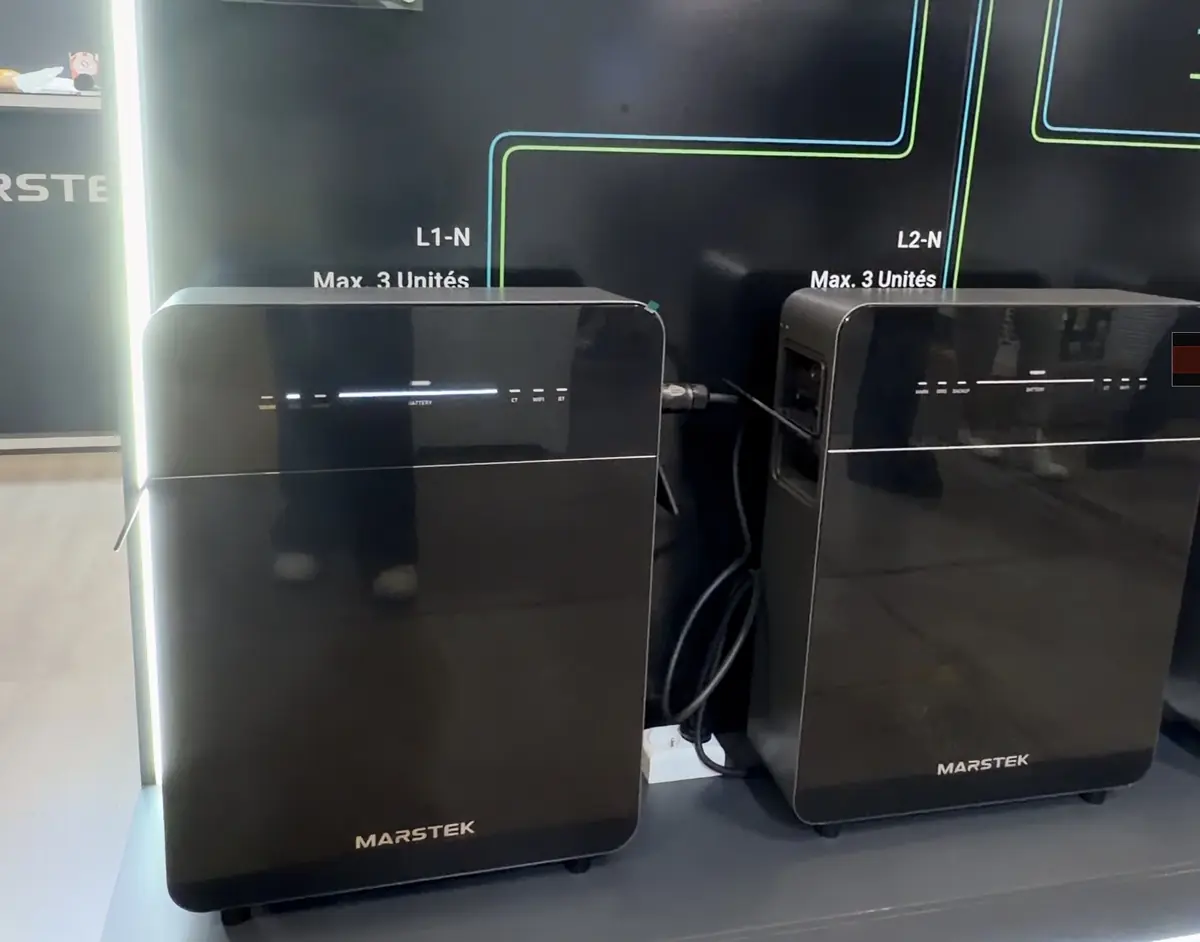 On a vu les nouvelles batteries solaires MARSTEK VENUS pas chères au salon EnerGaïa