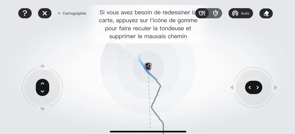 Voici l'interface qui s'affichera sur votre iPhone