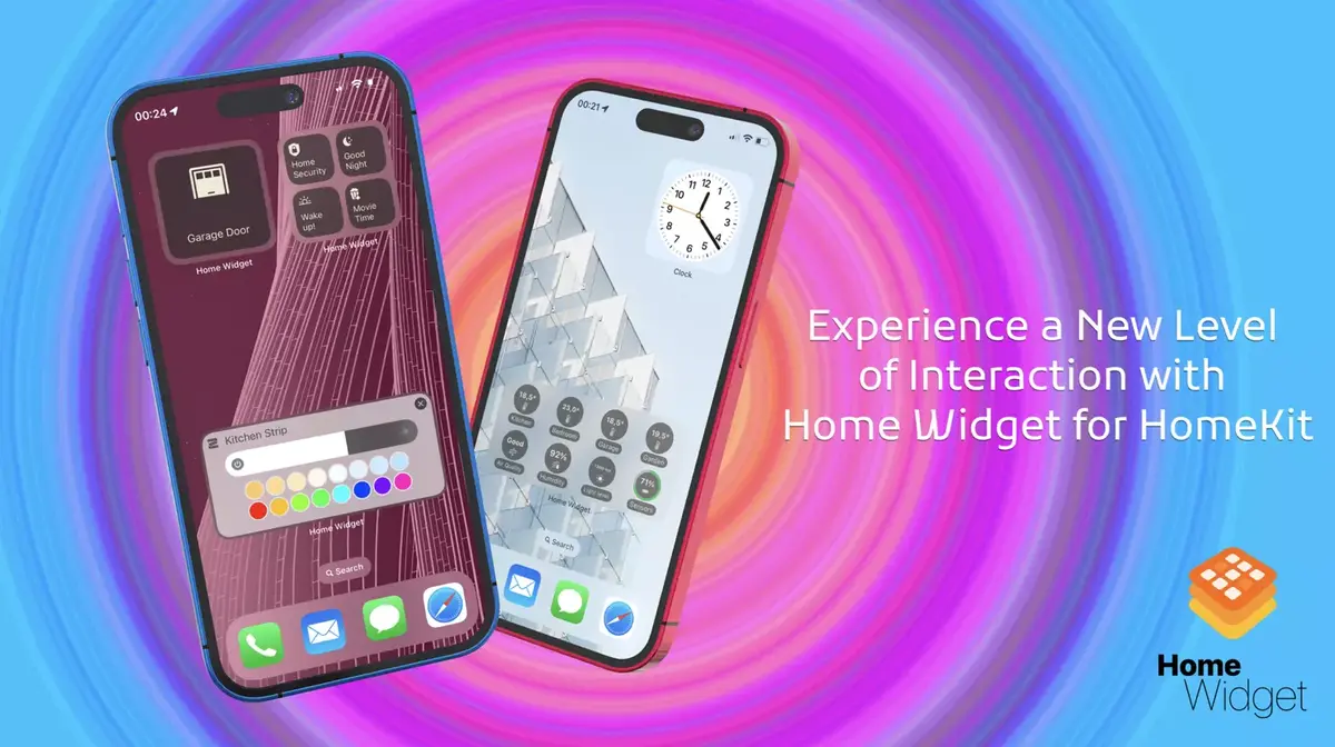 Home Widget HomeKit Widgets interactifs iOS 17