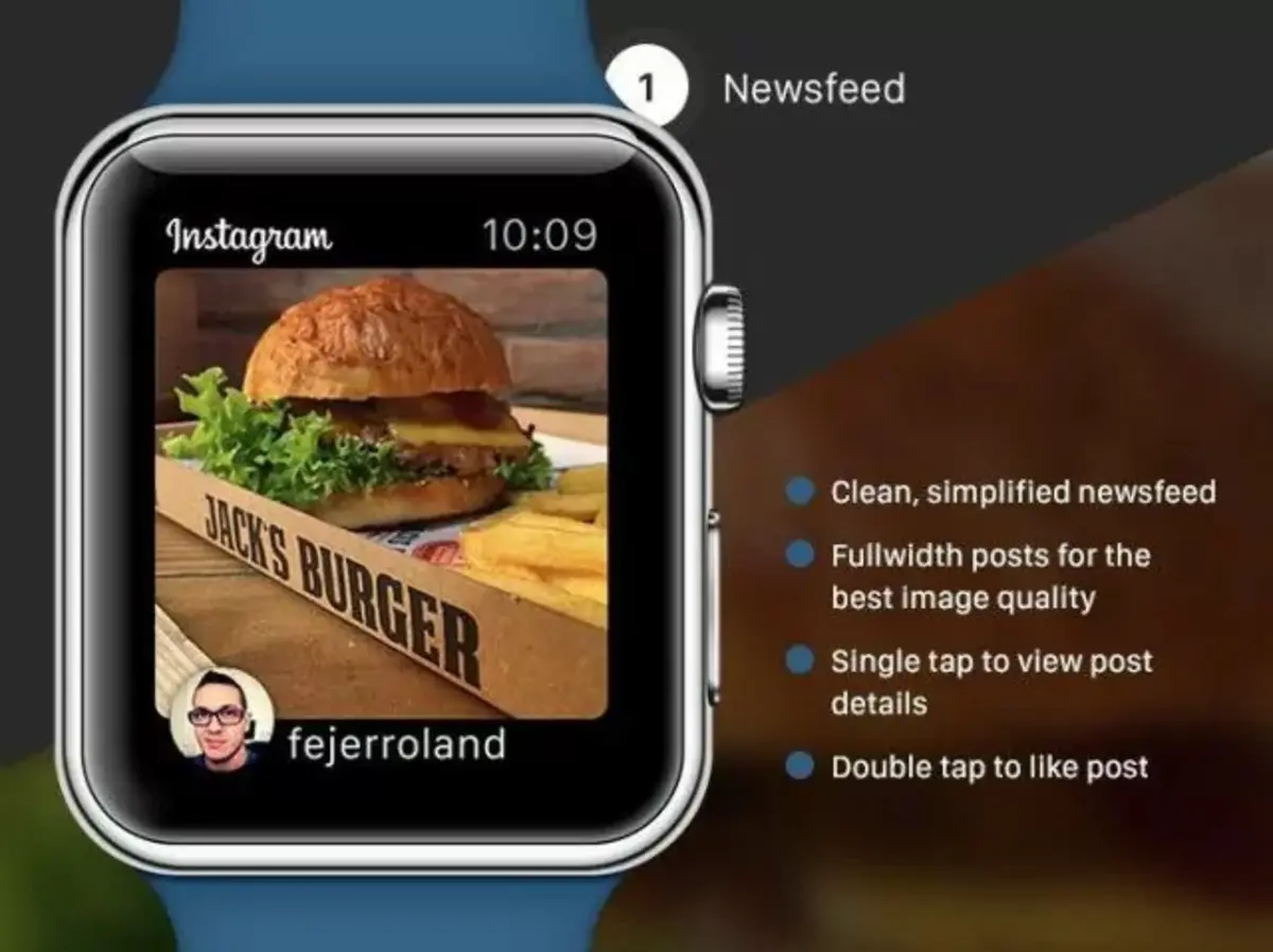 Apple WatchからInstagramを楽しむための効果的なコンセプト