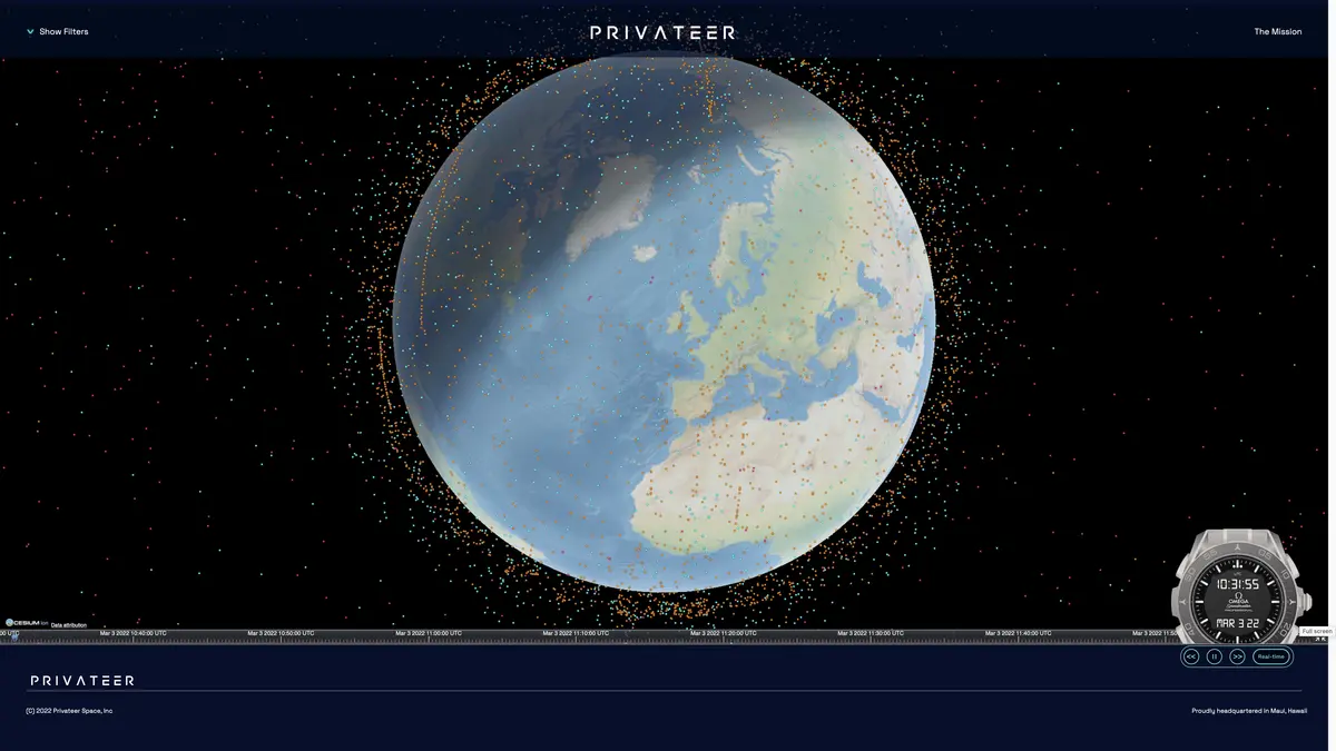 Steve Wozniak lance une web app pour suivre les satellites et les débris dans l'espace