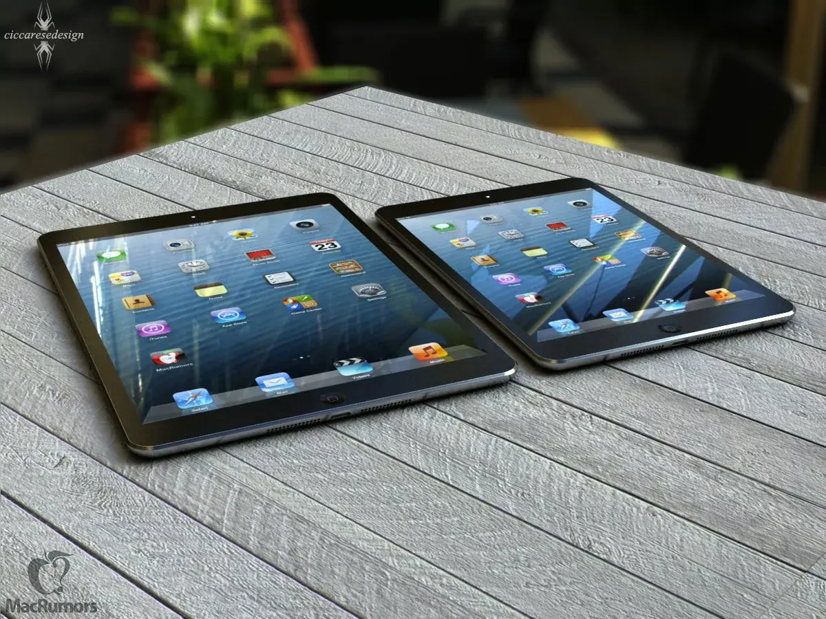 De chouettes rendus d'un possible iPad 5