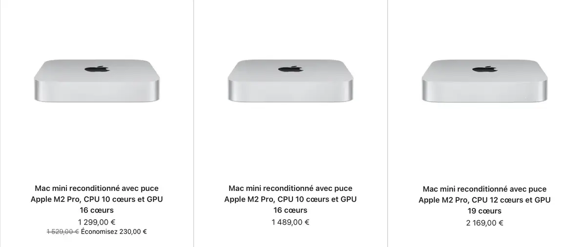 Apple baisse les prix des Mac reconditionnés !