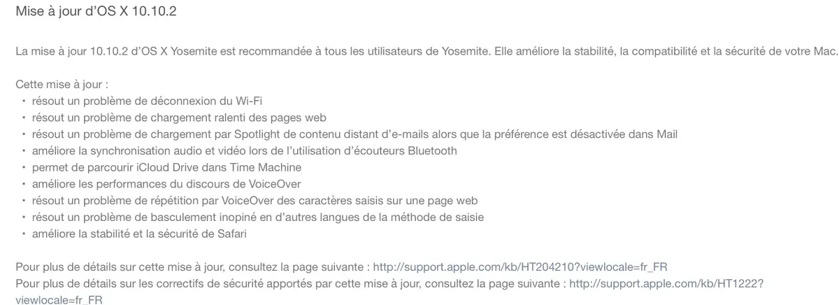 OS X 10.10.2 est disponible !