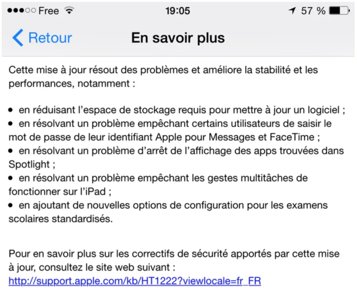 iOS 8.1.3 également de sortie !