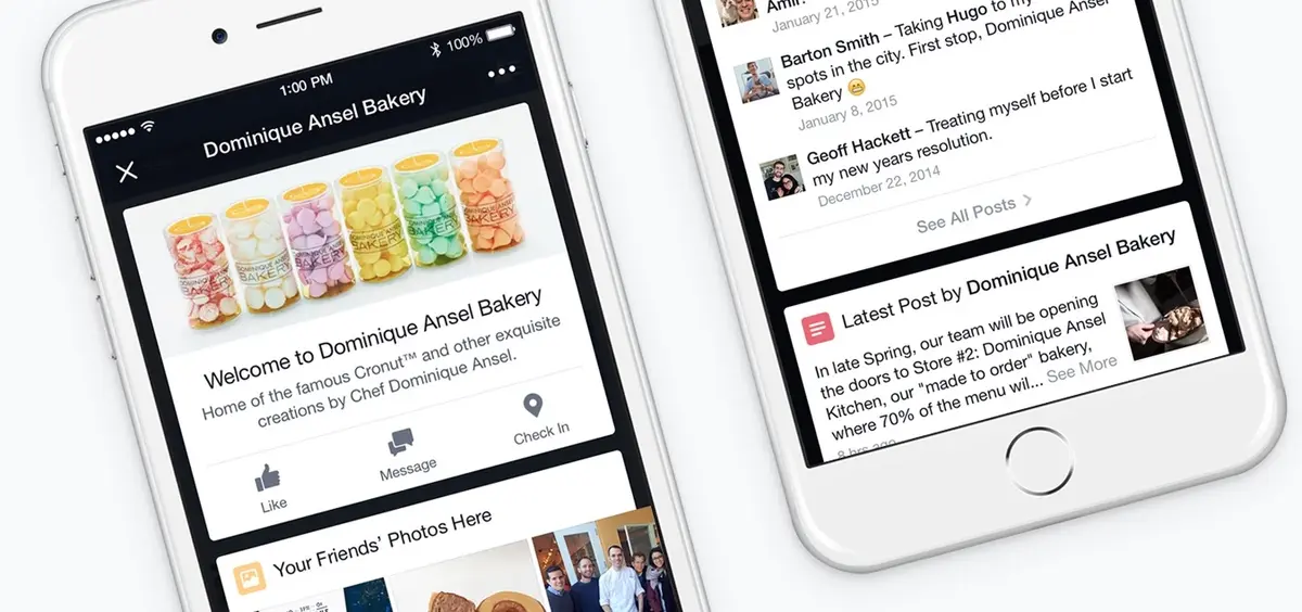 Facebook se met à faire du Yelp