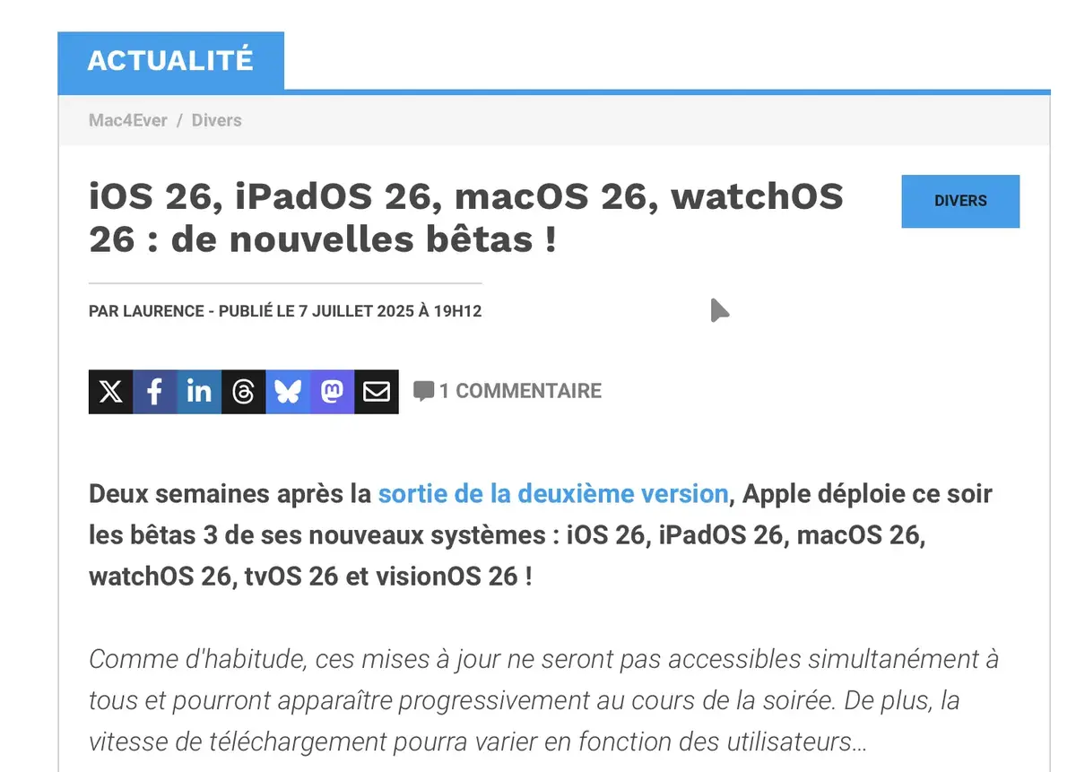 Découvrez toutes les nouveautés d'iOS 26 (partie 3) !