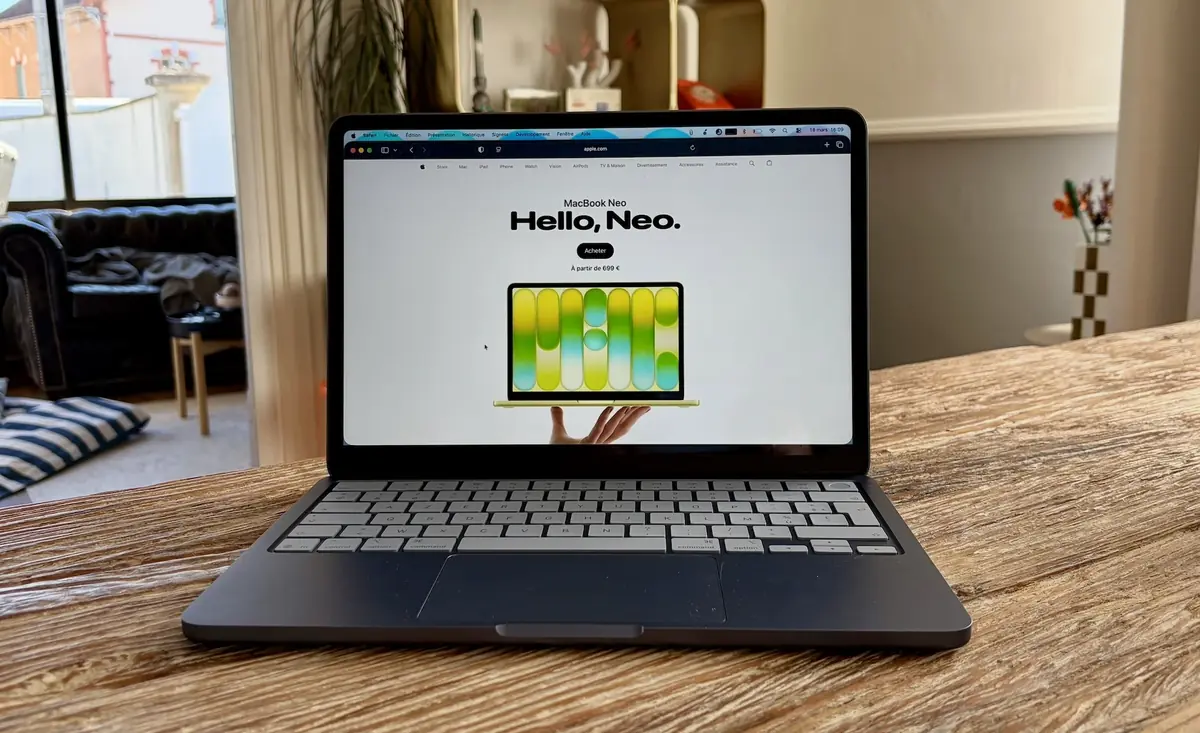 Test du MacBook Neo&nbsp;: que vaut-il vraiment sur une journ&eacute;e de travail&nbsp;?