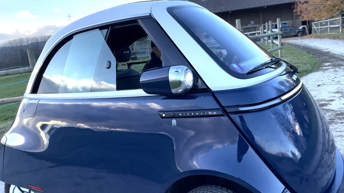 Essai Microlino : la petite voiture électrique trop mignonne, taillée pour la ville !