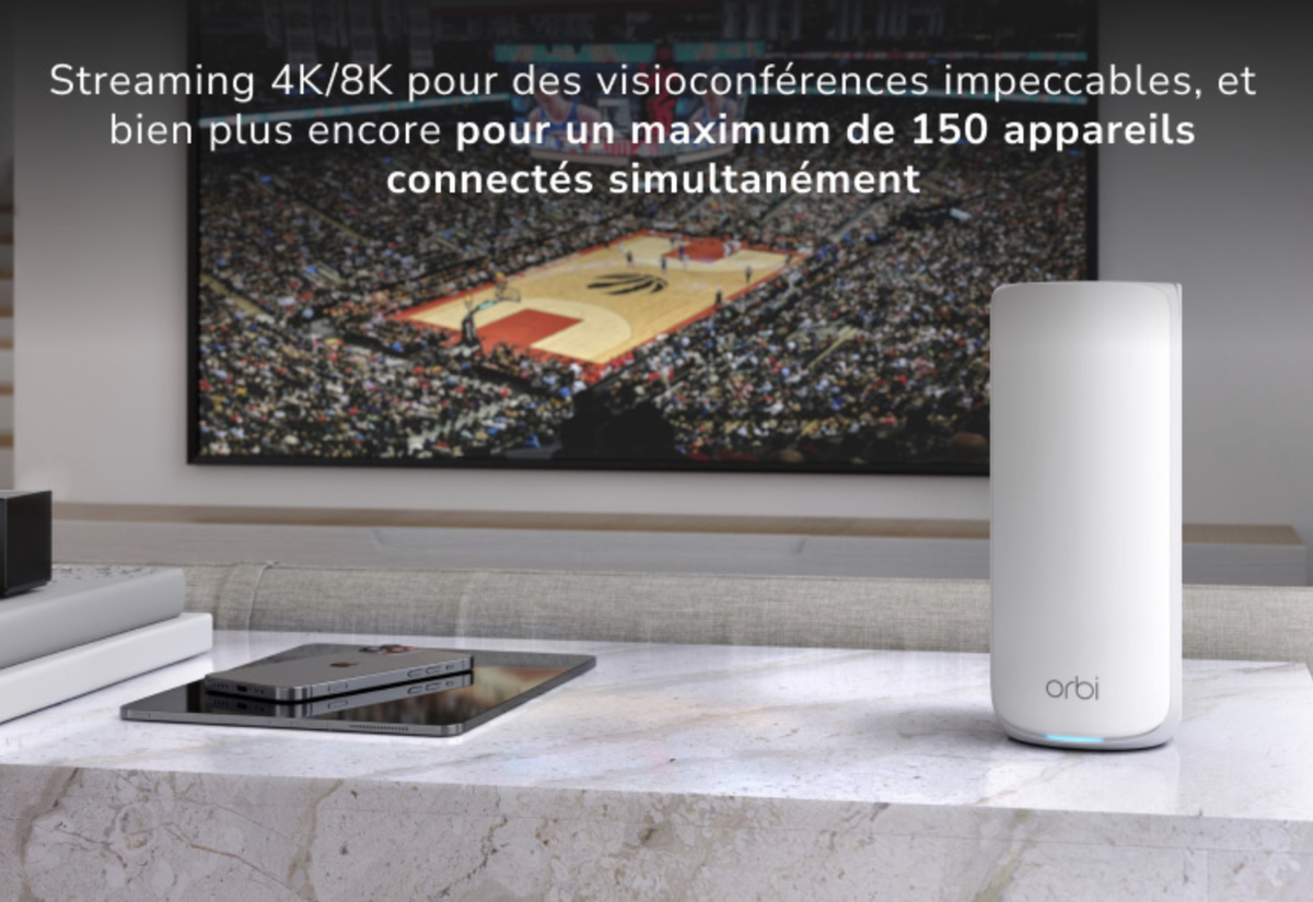 Le WiFi 7 avec port 10Gbps moins cher avec les nouvelles bornes Orbi 870