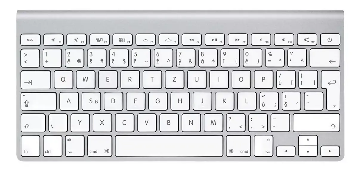 Un clavier Apple bluetooth rétro-éclairé aperçu dans l'Apple Store