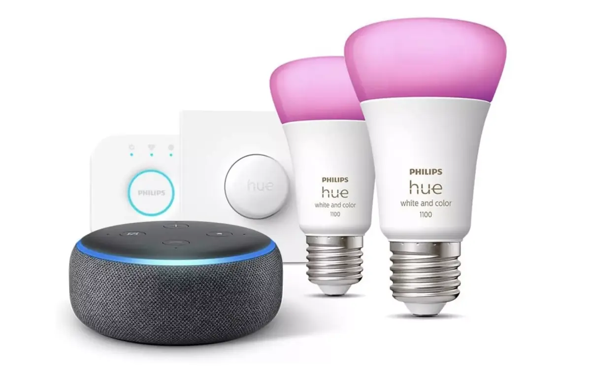 Des packs Philips Hue/Echo, parfaits pour débuter en domotique, dès 29€, livrés avant Noël