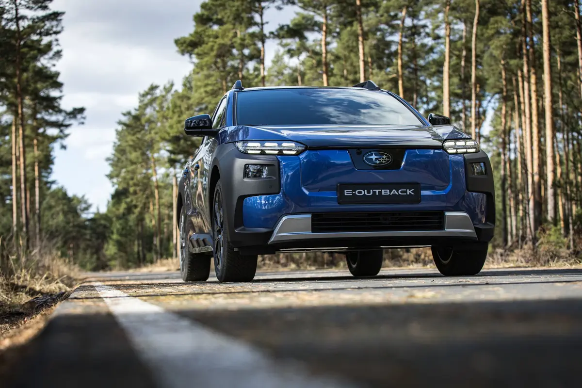 Subaru E-Outback&nbsp;: le break sur&eacute;lev&eacute; passe au 100 % &eacute;lectrique avec 523 km d'autonomie