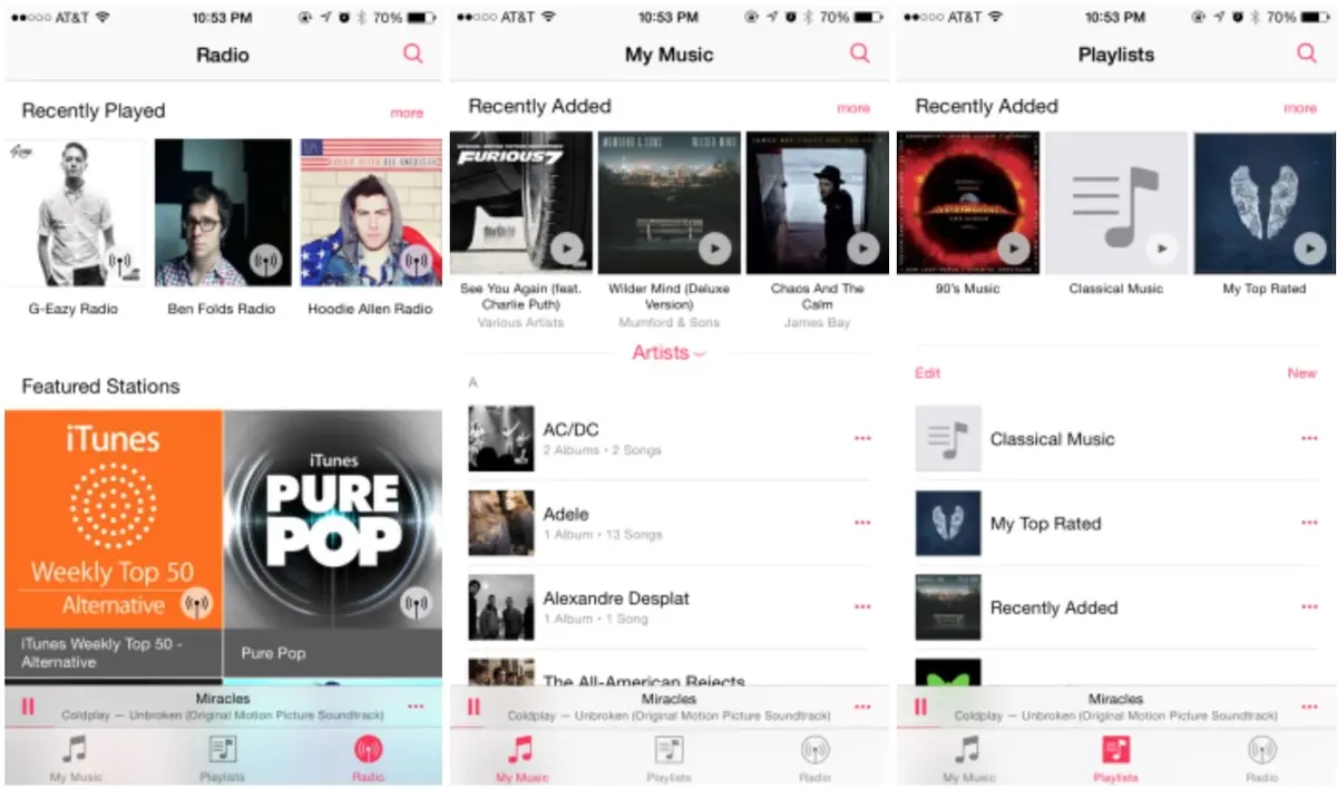 iOS 8.4 disponible en bêta avec une app "Musique" revisitée