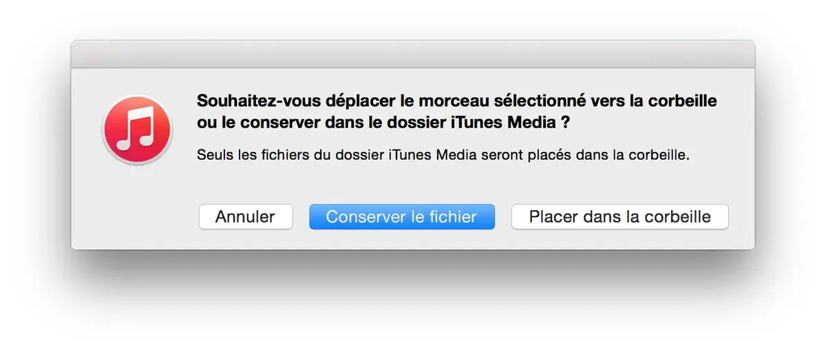 iTunes : comment supprimer un morceau de sa bibliothèque depuis une liste de lecture