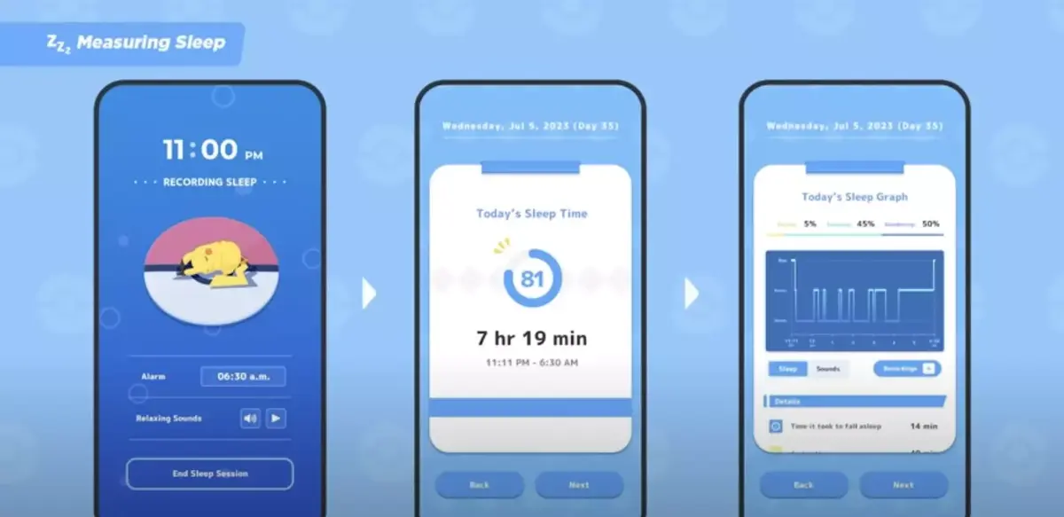 Pokémon Sleep va analyser votre sommeil (avec votre iPhone allumé toute la nuit)